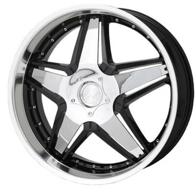 G2 G2-286 22x9.5 Gloss Black with Paintable Inserts