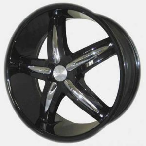 G2 G2-320 19x8 Gloss Black with Paintable Inserts