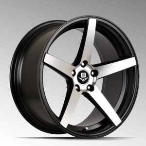 V8 V-19 18x8 Gloss Black with Machine Face