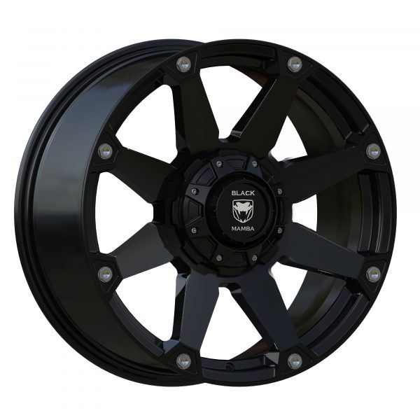 Black Mamba M-1 20x9 Matt Black