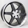 AU AU-420 18x9 Gunmetal with Machine Lip and Center