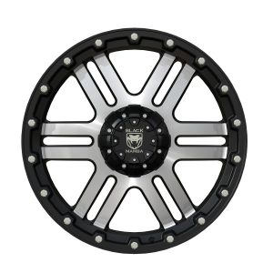 Black Mamba M-3 20x9 Gloss Black with Machine Face