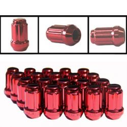 Anodized Close End Key Nut (Red)