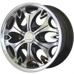 G2 G2-103 16x7.5 Gloss Black with Machine Face