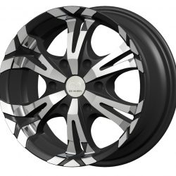G2 G2-104 15x7.5 Gloss Black with Machine Face