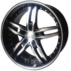 G2 G2-169 20x8.5 Gloss Black with Machine Face