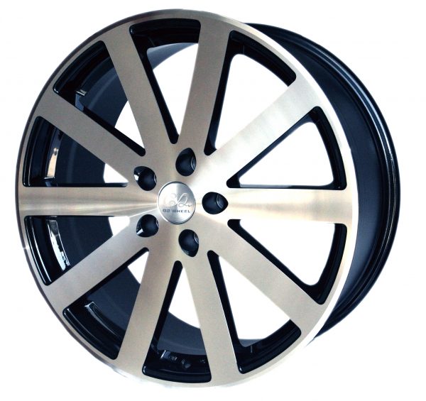 G2 G2-178 19x8 Gloss Black with Machine Face