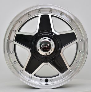 G2 G2-21 15x7 Gloss Black with Machine Face