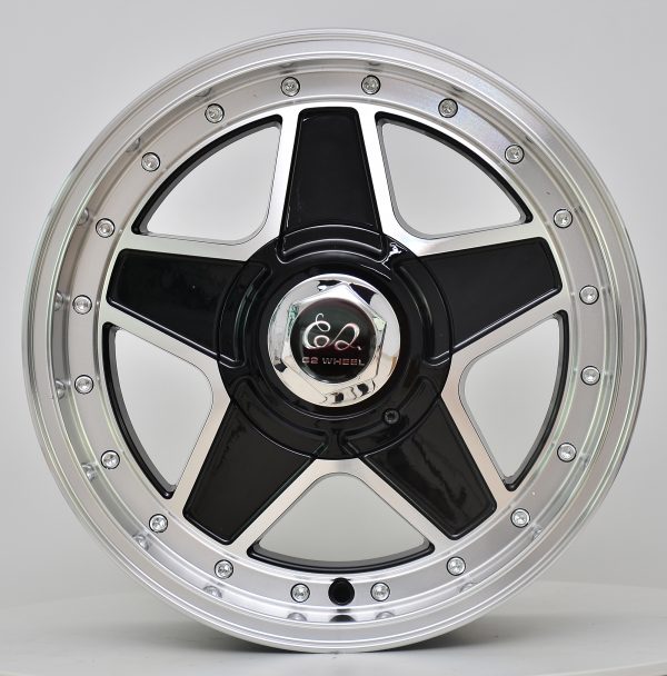 G2 G2-21 15x7 Gloss Black with Machine Face