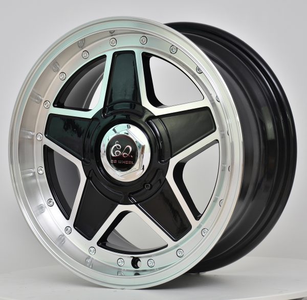 G2 G2-21 15x7 Gloss Black with Machine Face