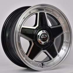 G2 G2-21 15x7 Gloss Black with Machine Face