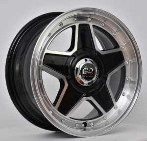 G2 G2-21 15x7 Gloss Black with Machine Face