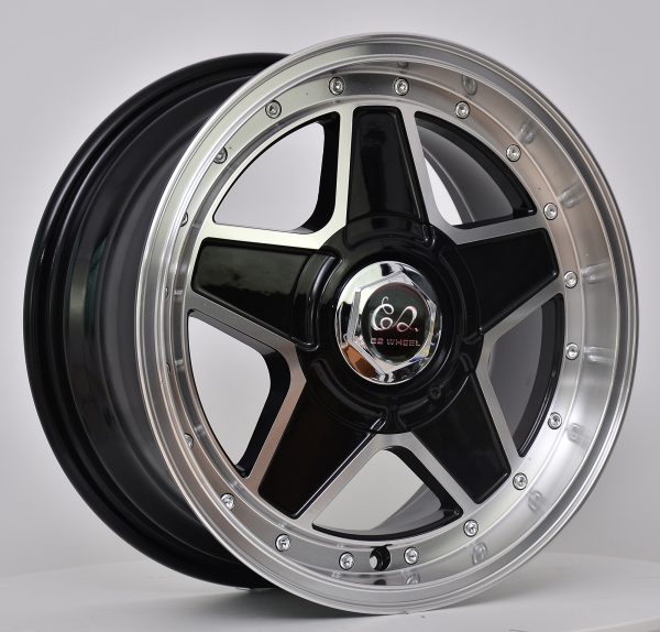 G2 G2-21 15x7 Gloss Black with Machine Face