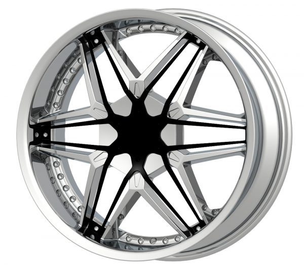 G2 G2-249 20x10 Chrome with Paintable Inserts