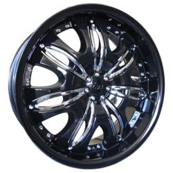 G2 G2-353 20x8.5 Gloss Black with Paintable Inserts