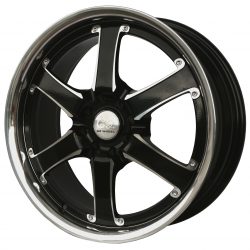 G2 G2-38 18x7.5 Gloss Black with Machine Face