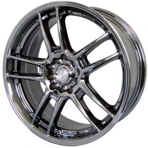 G2 G2-487 17x7 Black Chrome