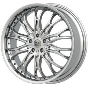 G2 G2-88 22x8.5 Gloss Black with Machine Face