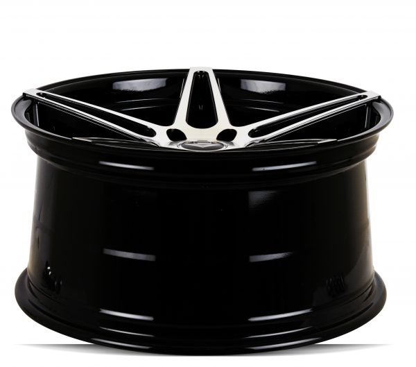 V8 V-39 19x8.5 Gloss Black with Machine Face