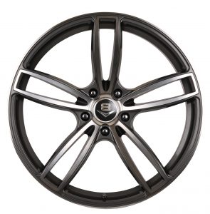V8 V-43 22x10 Gloss Black with Machine Face