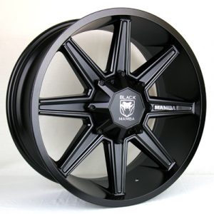 Black Mamba M-9 20x9 Matt Black
