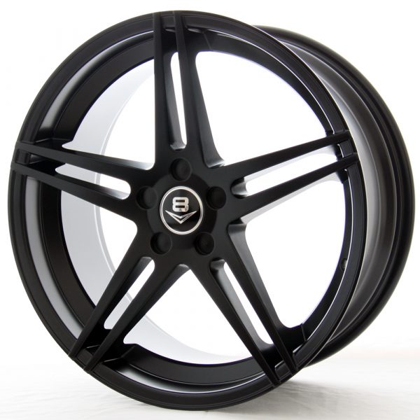V8 V-13 19x9.5 Matt Black