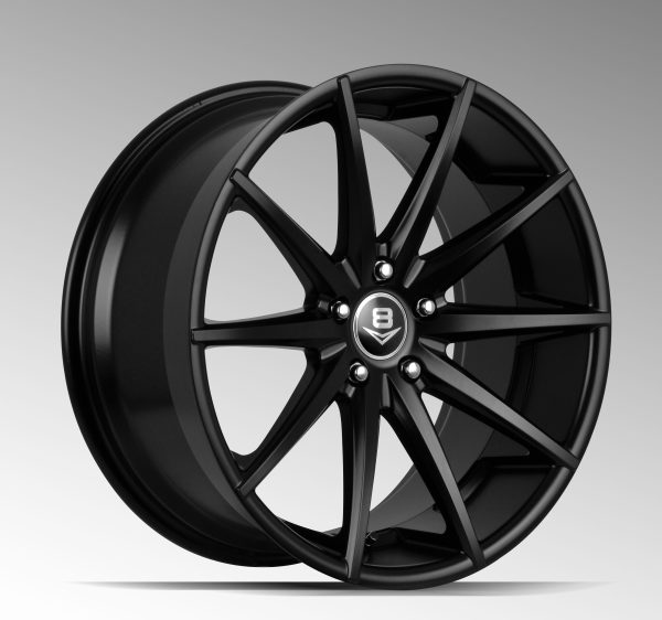 V8 V-14 18x9 Matt Black