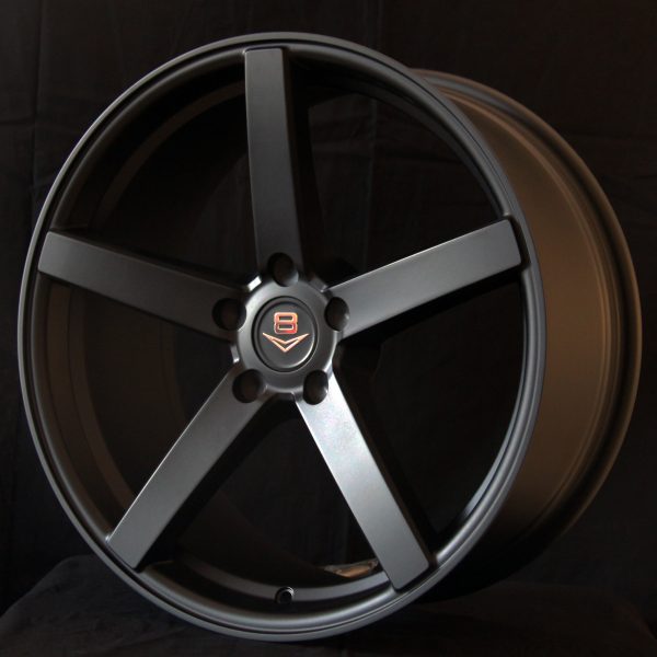 V8 V-19 19x9.5 Matt Black