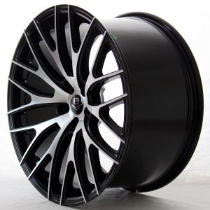 V8 V-22 18x9 Gloss Black with Machine Face