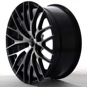 V8 V-22 18x9 Gloss Black with Machine Face