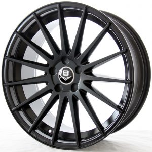 V8 V-25 18x9 Matt Black