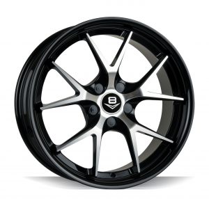 V8 V-33 19x8.5 Gloss Black with Machine Face