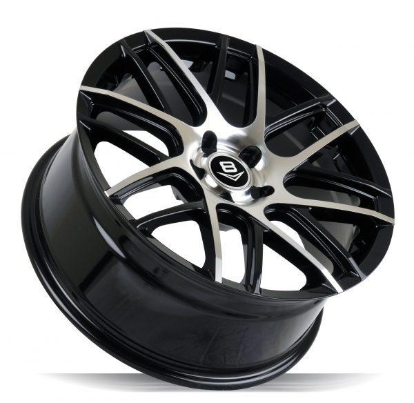 V8 V-35 19x8.5 Gloss Black with Machine Face