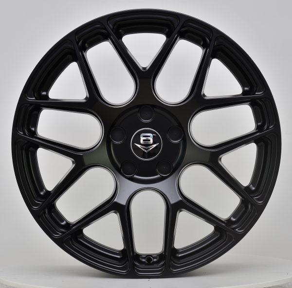 V8 V-42 18x8 Matt Black