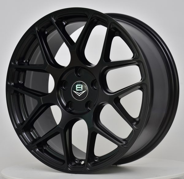 V8 V-42 18x8 Matt Black