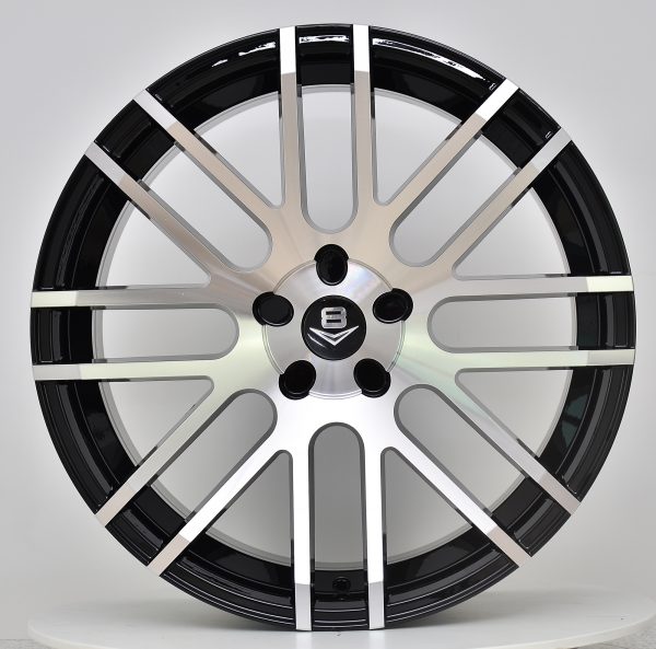 V8 V-70 20x10 Matt Black