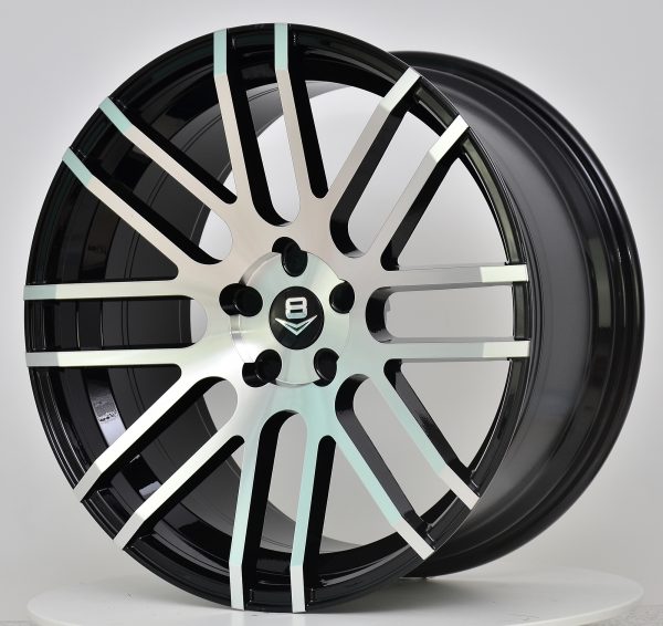 V8 V-70 20x10 Matt Black