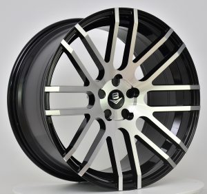 V8 V-70 20x8.5 Gloss Black with Machine Face