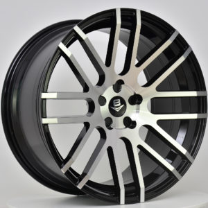 V8 V-70 20x8.5 Gloss Black with Machine Face