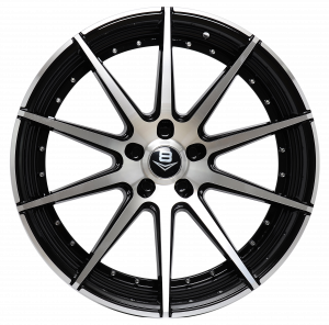 V8 V-15 20x8.5 Gloss Black with Machine Face