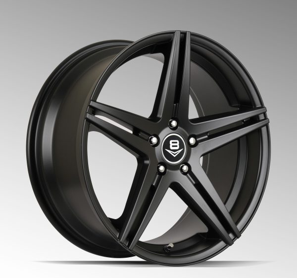 V8 V-24 20x8.5 Matt Black