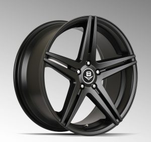 V8 V-24 18x9 Matt Black