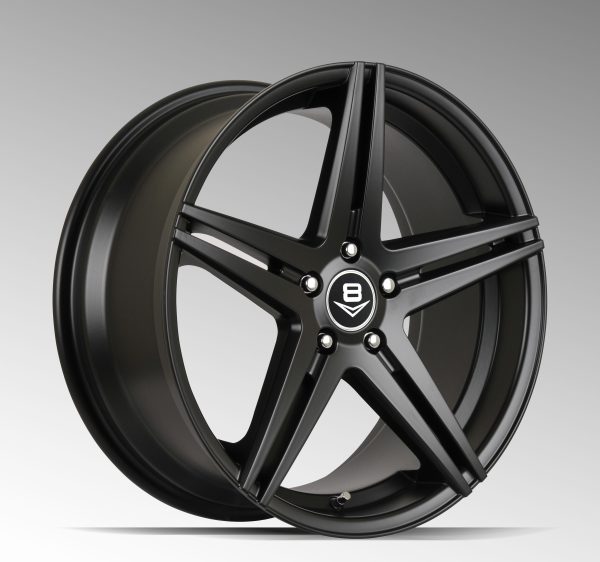 V8 V-24 19x8.5 Matt Black