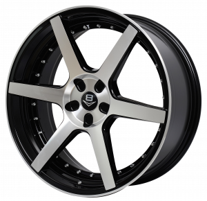 V8 V-61A 20x8.5 Gloss Black with Machine Face
