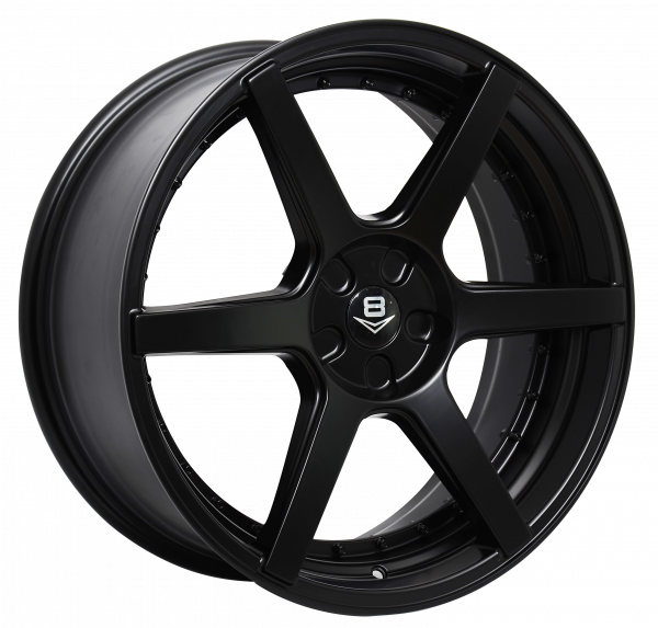 V8 V-61A 20x8.5 Matt Black