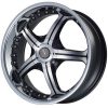 Velocity VW-009 20x8 Gloss Black with Machine Face