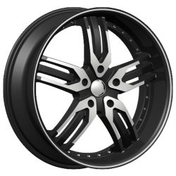 Velocity VW-125A 18x7.5 Gloss Black with Machine Face