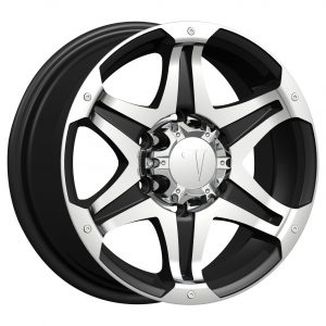 Velocity VW-441 16x7 Gloss Black with Machine Face