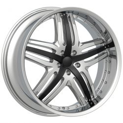 Velocity VW-810A 20x7.5 Chrome with Paintable Inserts