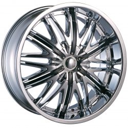Velocity VW-830 22x9.5 Chrome with Paintable Inserts